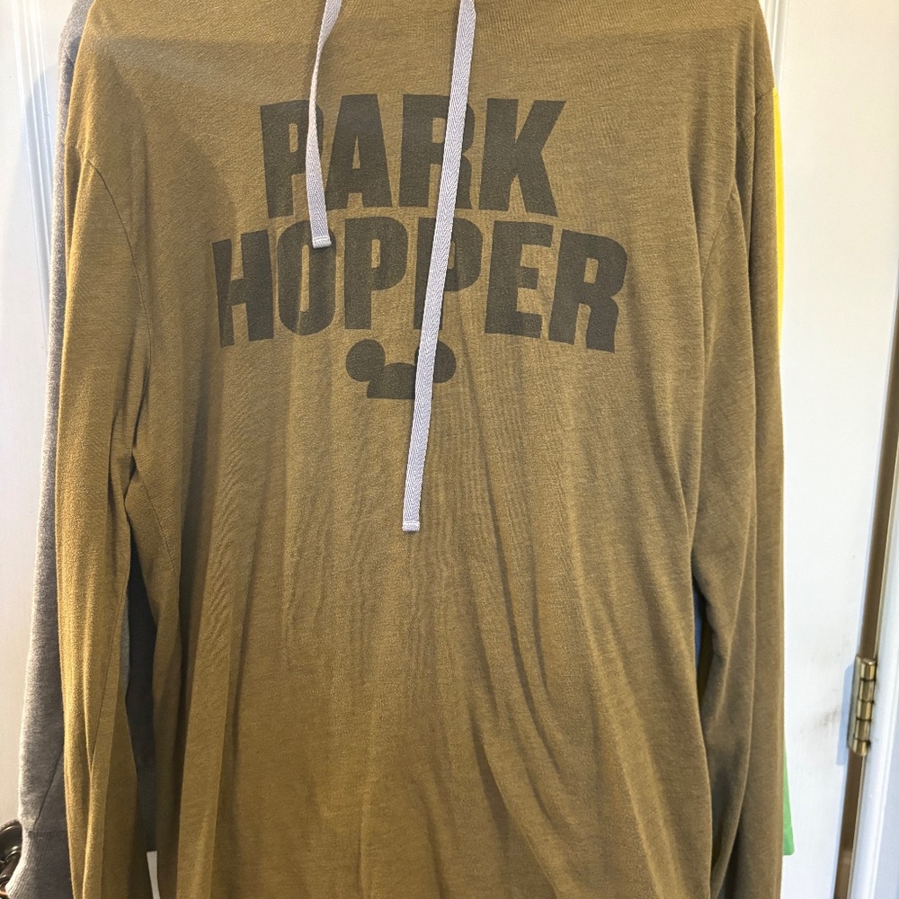 Disney park copper long sleeve hoodie T-shirt